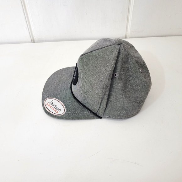 d. Hudson Designs Gray Snapback Cap NWT - Picture 2 of 8